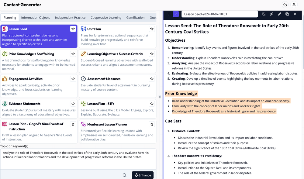 Eduaide.Ai Blog: Best Practices for Using AI in Your Planning Period